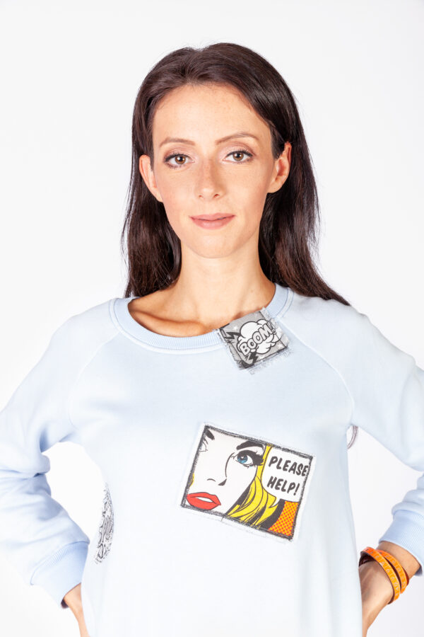 Sweatshirt Pop Art (Kurz) – Bild 2