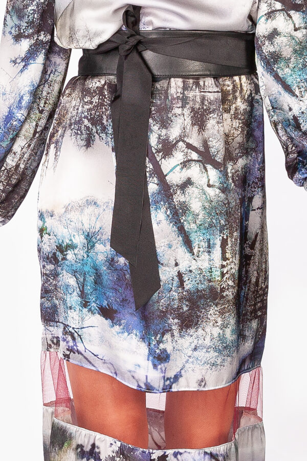 Maxikleid mit Print – Bild 3