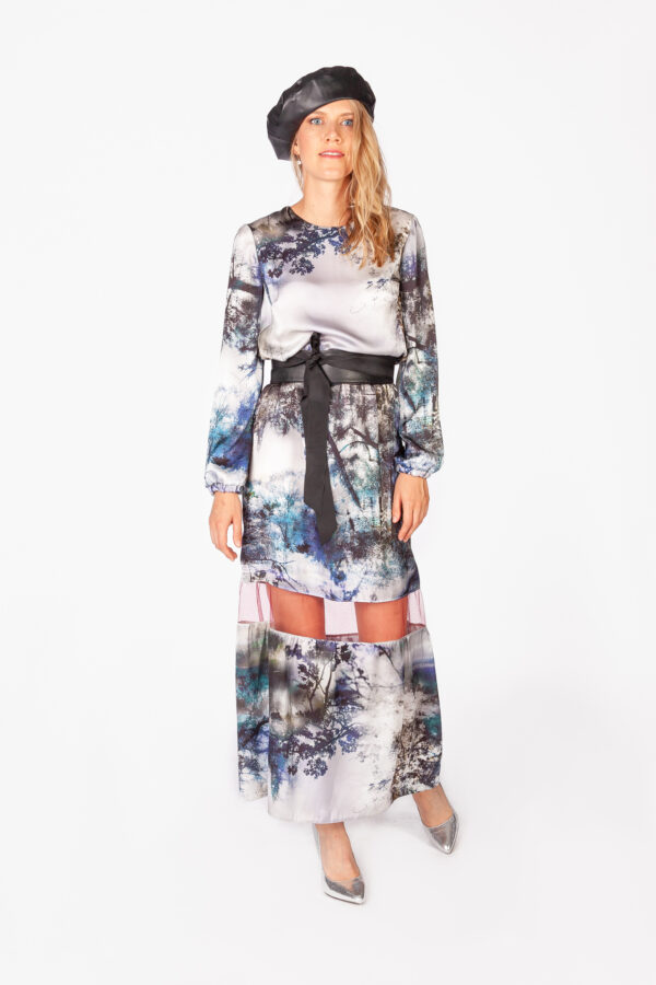 Maxikleid mit Print