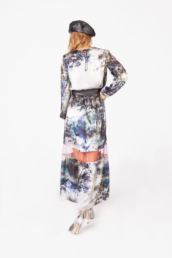 Maxikleid mit Print – Bild 4