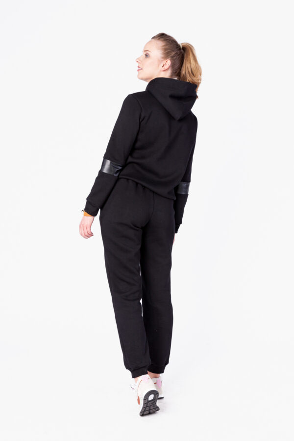 Kapuzenpullover  mit Blumenstickerei – Bild 2