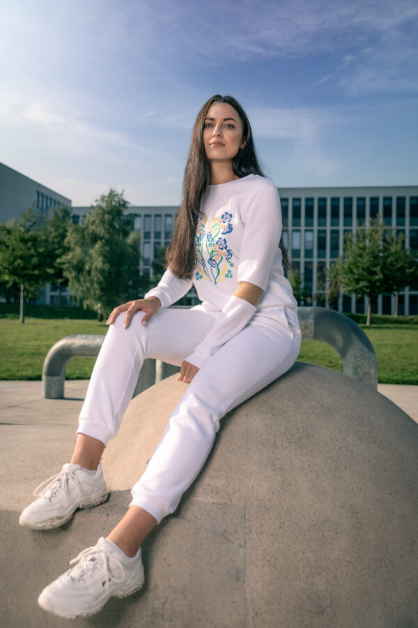 Sweathose Weiß – Bild 5