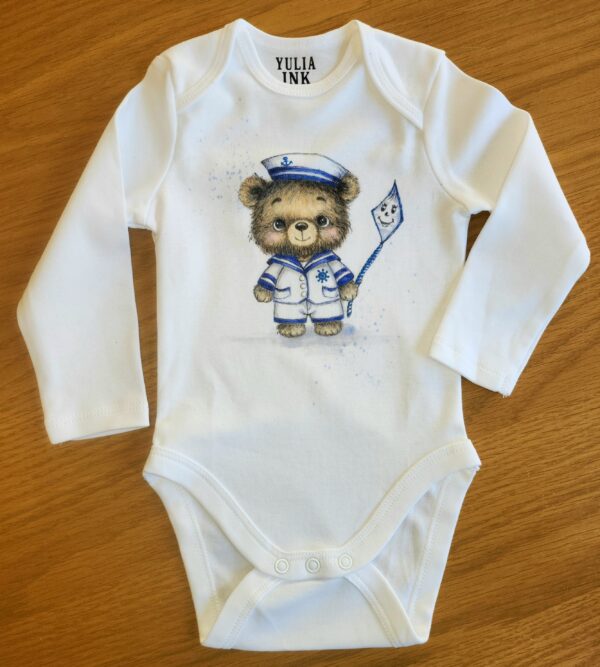 Handbemalte Baby Body