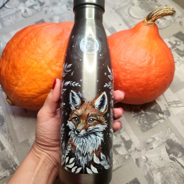 Handbemalte Thermoflasche