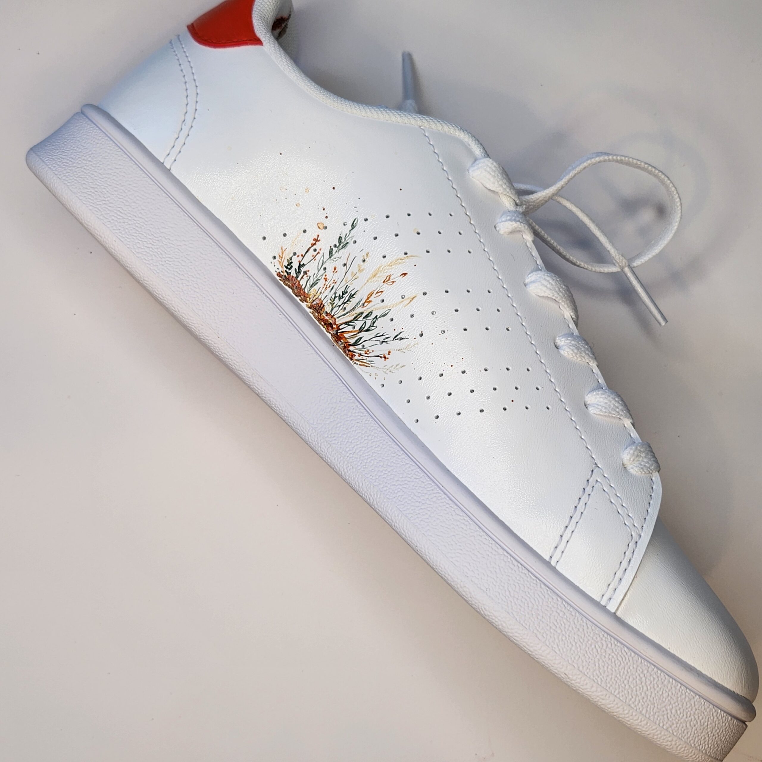 Handbemalte Damen Sneakers (Fuchs) – Bild 2